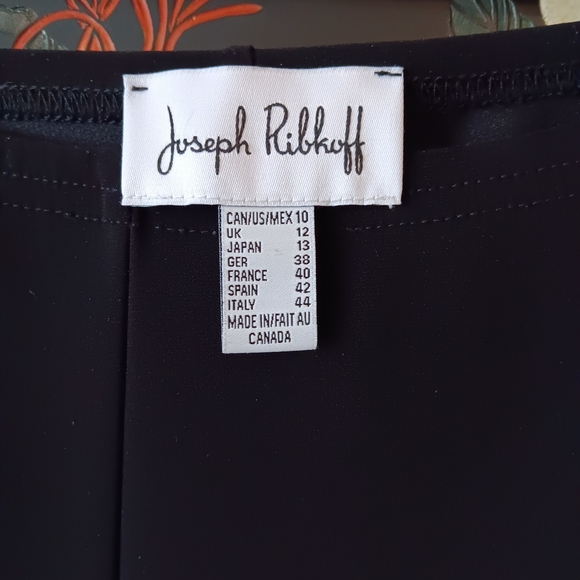 Joseph Ribkoff Black Ruffle Flare Pants - Picture 4 of 6